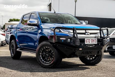 Blue 2020 Mitsubishi Triton Ute Tray GLS 4X4