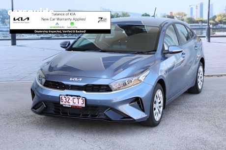 Blue 2021 Kia Cerato Hatchback S