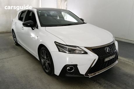 White 2021 Lexus CT200H Hatchback F Sport Hybrid