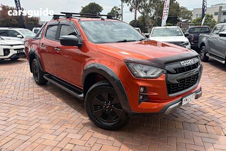Orange 2022 Isuzu D-MAX Crew Cab Utility X-Terrain (4X4)