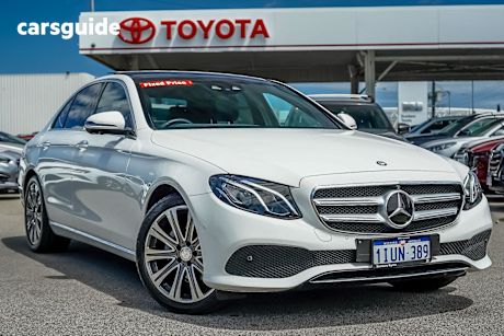 White 2016 Mercedes-Benz E200 Sedan