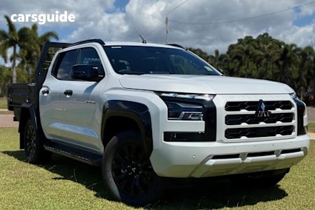 White 2025 Mitsubishi Triton Double Cab Chassis Gsr (4X4)