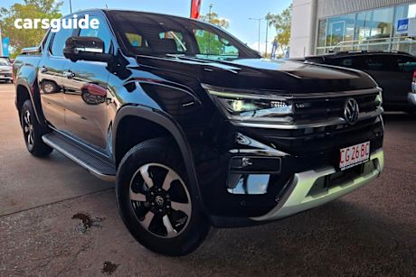 Black 2024 Volkswagen Amarok Ute Tray TDI600 STYLE 4X4
