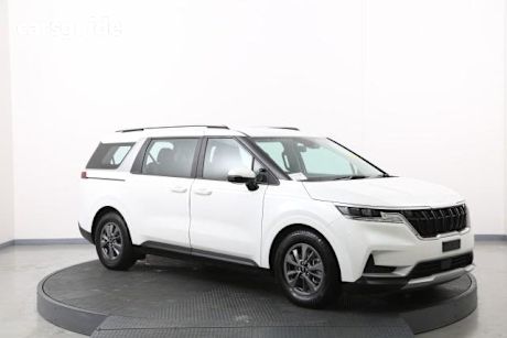 White 2022 Kia Carnival Wagon S