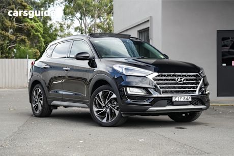 Black 2020 Hyundai Tucson Wagon Highlander (Awd) Black Int