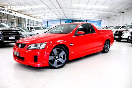 Red 2010 Holden UTE Ute Tray SS V R
