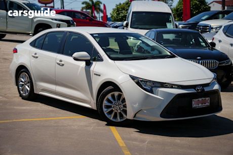White 2022 Toyota Corolla Sedan Ascent Sport Hybrid