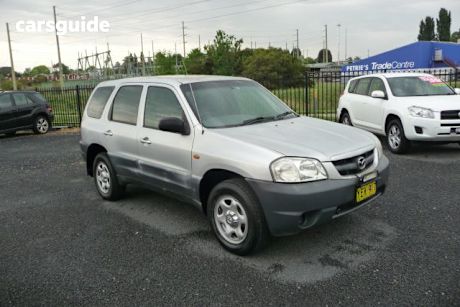 Silver 2002 Mazda Tribute Wagon Limited
