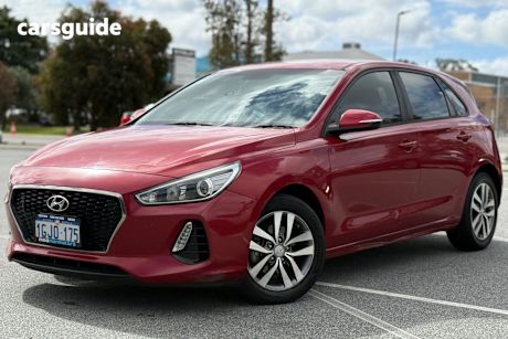 Red 2017 Hyundai I30 Hatchback Active