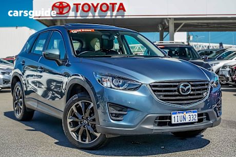 Blue 2015 Mazda CX-5 Wagon Grand Tourer (4X4)
