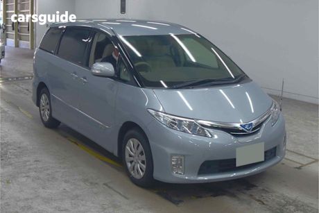 Blue 2011 Toyota Estima Commercial X