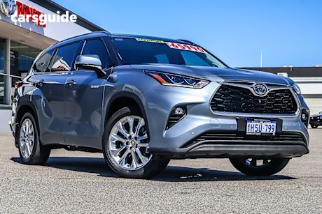 Blue 2023 Toyota Kluger Wagon Grande Hybrid Awd