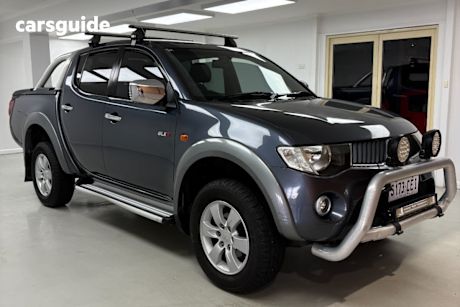Grey 2008 Mitsubishi Triton Double Cab Utility Glx-R (4X4)