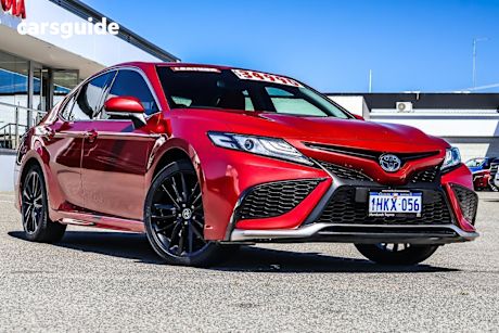 Red 2021 Toyota Camry Sedan Sx