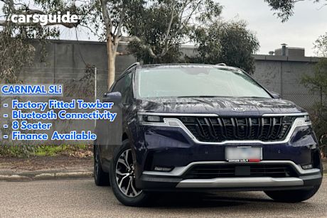 Blue 2021 Kia Carnival Wagon Sli