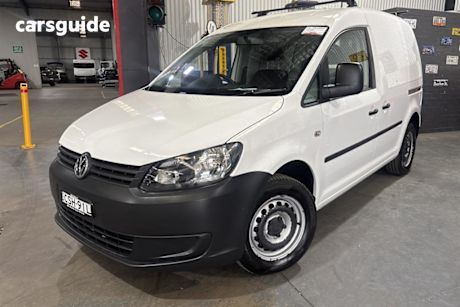 White 2013 Volkswagen Caddy Van Tdi250
