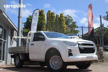 White 2021 Isuzu D-MAX Cab Chassis Sx (4X2) High-Ride