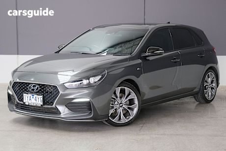 Grey 2021 Hyundai I30 Hatchback N Line Premium