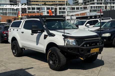 White 2015 Ford Ranger Dual Cab Chassis Xl 3.2 (4X4)