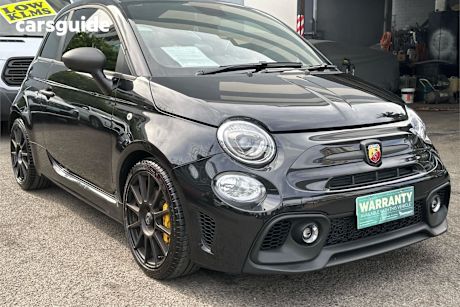 Black 2024 Abarth 695 Hatchback Competizione