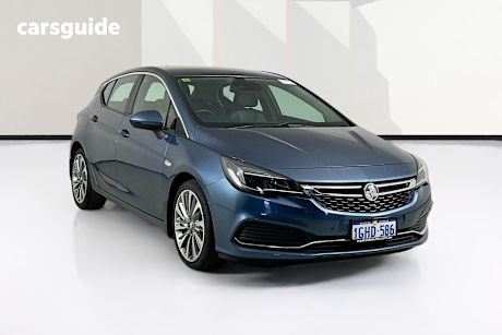 Blue 2017 Holden Astra Hatchback Rs-V