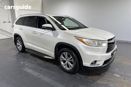 White 2014 Toyota Kluger Wagon Gxl (4X4)