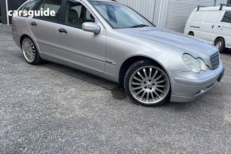 Silver 2002 Mercedes-Benz C200 Wagon Kompressor Elegance
