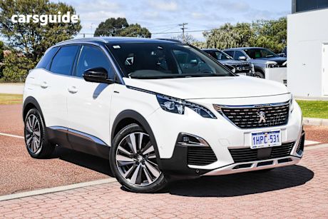 White 2020 Peugeot 3008 Wagon Gt Line