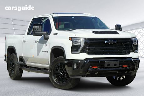 White 2025 Chevrolet Silverado HD Ute Tray LTZ PREMIUM W/TECH PACK 4X4