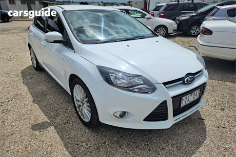 White 2011 Ford Focus Hatchback Sport