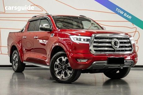 Red 2023 GWM UTE Dual Cab Utility Cannon-X (4X4)