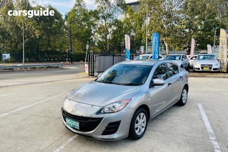 Silver 2010 Mazda Mazda3 Sedan AUTOMATIC