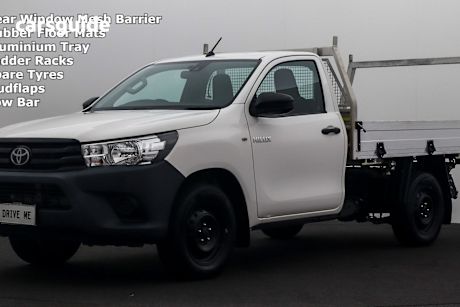 White 2020 Toyota Hilux Cab Chassis Workmate