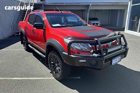 Red 2017 Holden Colorado Crew Cab Pickup Z71 (4X4)