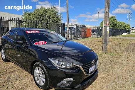 Black 2016 Mazda 3 Sedan Touring