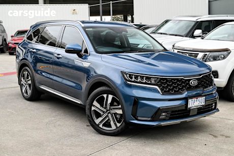 Blue 2021 Kia Sorento Wagon Sport+ 7 Seat