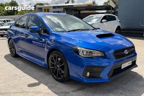 Blue 2020 Subaru WRX Sedan VA 4WD