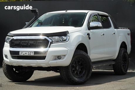 White 2016 Ford Ranger Dual Cab Utility Xlt 3.2 (4X4)
