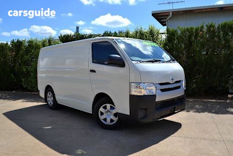 White 2018 Toyota HiAce Van Lwb