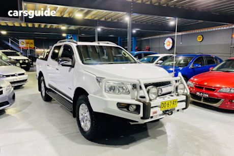 White 2012 Holden Colorado Crew Cab Pickup Ltz (4X4)