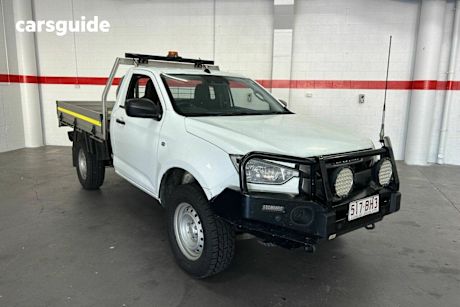White 2021 Isuzu D-MAX Cab Chassis Sx (4X2) High-Ride