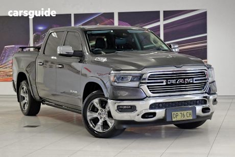 Grey 2022 Ram 1500 Crew Cab Utility Laramie
