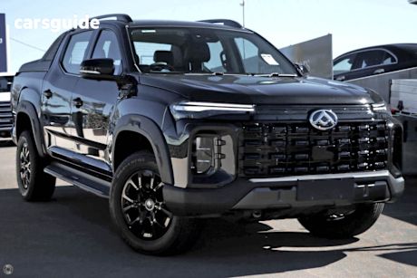 Black 2025 LDV T60 Double Cab Utility Max Plus (4X4)