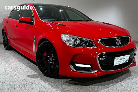 Red 2016 Holden Commodore Sedan SS V REDLINE R