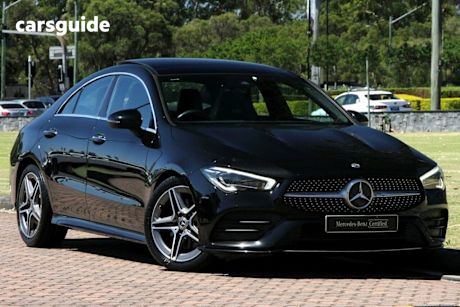 Black 2020 Mercedes-Benz CLA200 Coupe
