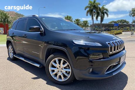 Black 2014 Jeep Cherokee Wagon Limited (4X4)