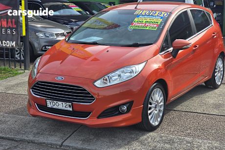 Orange 2015 Ford Fiesta Hatchback Sport