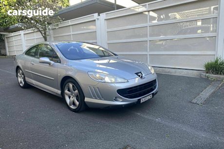 Silver 2006 Peugeot 407 Coupe
