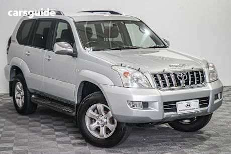 Silver 2007 Toyota Landcruiser Prado Wagon Gxl (4X4)