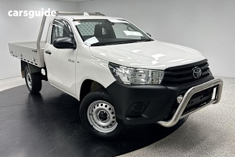 White 2023 Toyota Hilux Cab Chassis Workmate Hi-Rider (4X2)